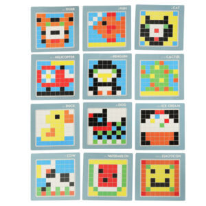 Ukladanka kreatywna logiczna klocki puzzle mozaika 175 elementow