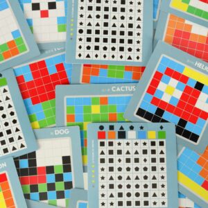Ukladanka kreatywna logiczna klocki puzzle mozaika 175 elementow