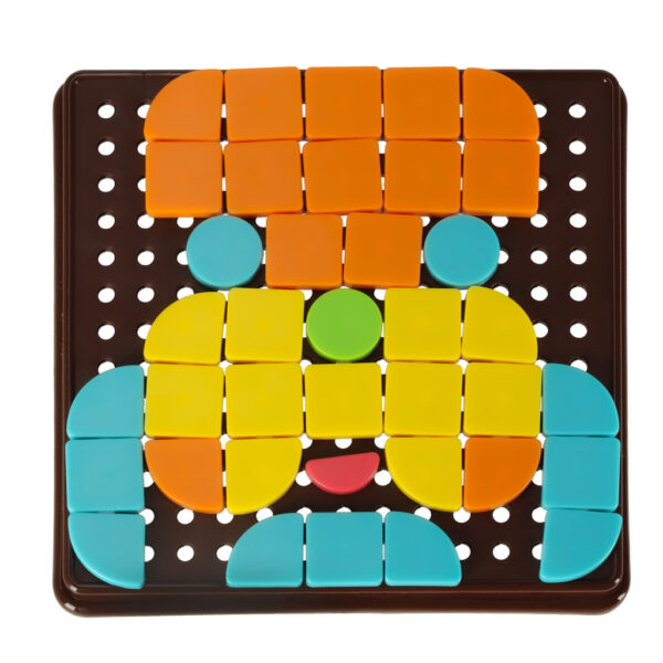 Ukladanka kreatywna logiczna puzzle mozaika geometryczne ksztalty