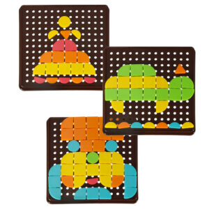 Ukladanka kreatywna logiczna puzzle mozaika geometryczne ksztalty