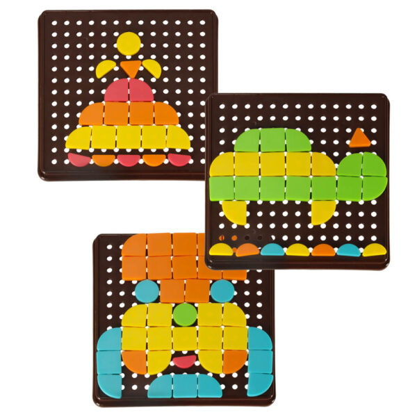 Ukladanka kreatywna logiczna puzzle mozaika geometryczne ksztalty