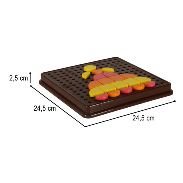 Ukladanka kreatywna logiczna puzzle mozaika geometryczne ksztalty