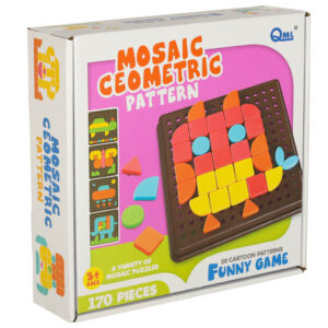Ukladanka kreatywna logiczna puzzle mozaika geometryczne ksztalty