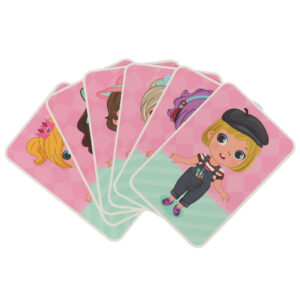 Ukladanka puzzle magnetyczne ubierz lalke 51el