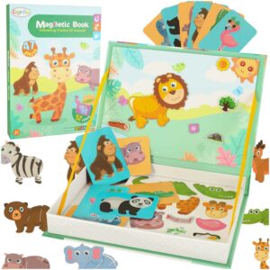 Ukladanka puzzle magnetyczne zwierzeta safari 47el