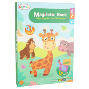 Ukladanka puzzle magnetyczne zwierzeta safari 47el