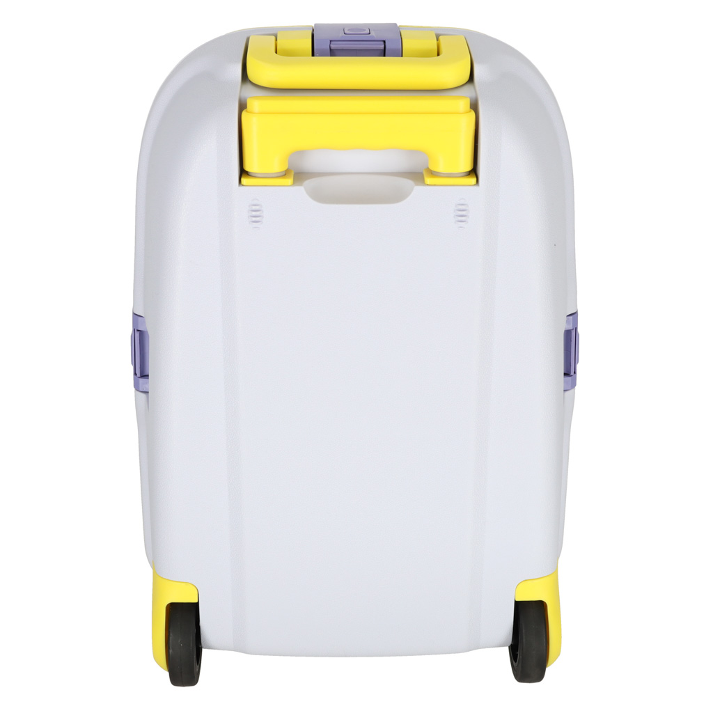 Walizka podrozna dla dzieci na kolkach bagaz podreczny zolty