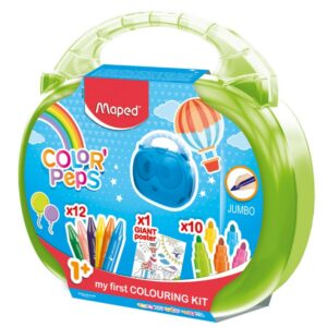 Walizka z kredkami zestaw plastycz Colorpeps Jumbo