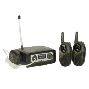 Walkie Talkie krotkofalowka zestaw z centrala dla dzieci khaki