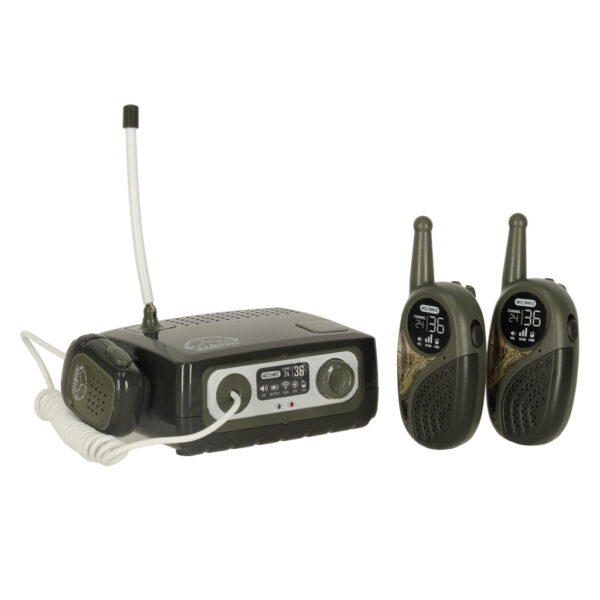 Walkie Talkie krotkofalowka zestaw z centrala dla dzieci khaki