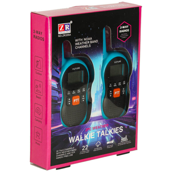 Walkie Talkie krotkofalowki dla dzieci zasieg 3km zestaw 2 szt