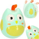 Wanka wstanka sowa sensoryczna kiwajka niebieska