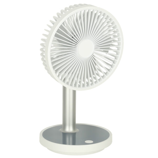 Wentylator wiatrak biurkowy stojacy 30cm bialy Wentylator wiatrak biurkowy stojacy 30cm bialy