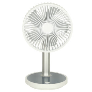 Wentylator wiatrak biurkowy stojacy 30cm bialy