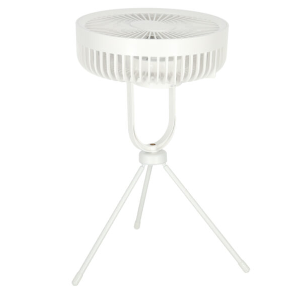 Wentylator wiatrak biurkowy stojacy 34 cm bialy