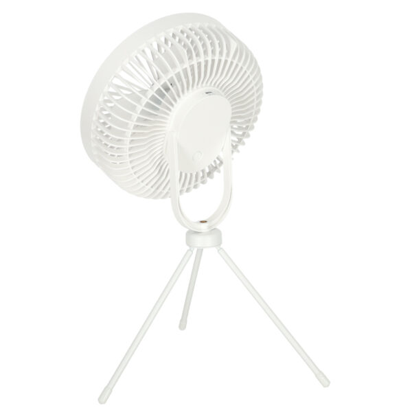 Wentylator wiatrak biurkowy stojacy 34 cm bialy