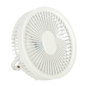 Wentylator wiatrak biurkowy stojacy 34 cm bialy