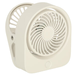 Wentylator wiatrak biurkowy z klipsem USB 11 cm bialy