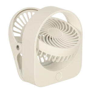 Wentylator wiatrak biurkowy z klipsem USB 11 cm bialy