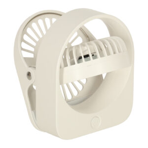 Wentylator wiatrak biurkowy z klipsem USB 11 cm bialy