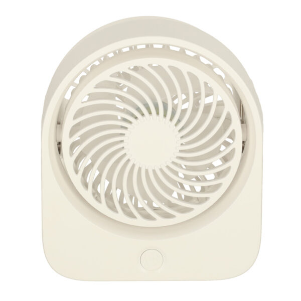 Wentylator wiatrak biurkowy z klipsem USB 11 cm bialy