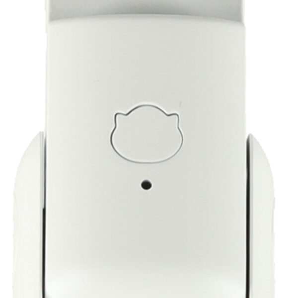 Wiatrak biurkowy wentylator mini reczny skladany wiatraczek przenosny USB bialy