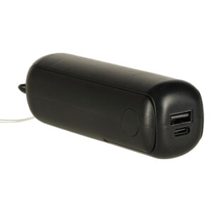 Wiatrak biurkowy wentylator mini reczny skladany wiatraczek przenosny USB czarny