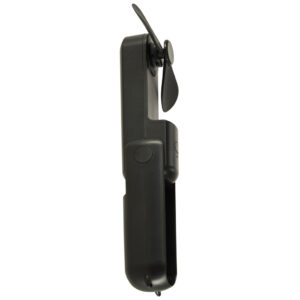 Wiatrak biurkowy wentylator mini reczny skladany wiatraczek przenosny USB czarny