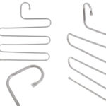 Wieszak na spodnie do szafy garderoby na 5 par