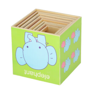 Wieza edukacyjna drewniana sorter ksztalty nauka liczenia 71cm XXL