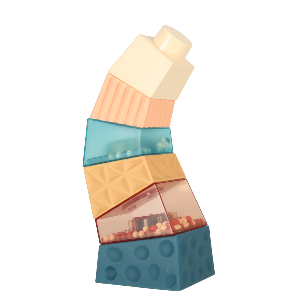 Wieza edukacyjna piramida sensoryczna z kuleczkami Montessori