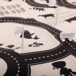 Wodoodporna mata dla dzieci miasto znaki drogowe