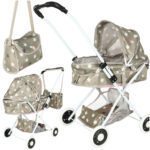 Wozek dla lalek gondola gleboki torba gwiazdki