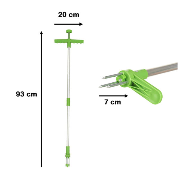 Wycinak wyrywacz chwastow teleskopowy narzedzie do wyrywania korzeni 93cm
