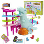 KX6120 Wyścig dinozaurów tor dinozaur dźwięki światła