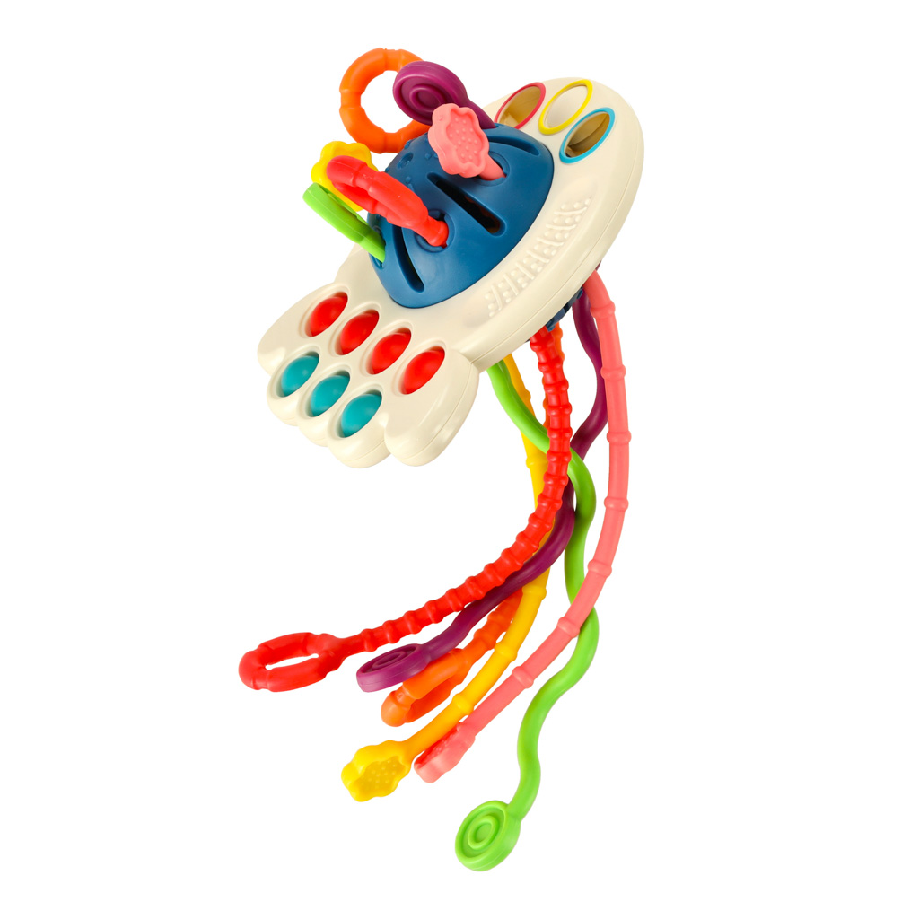 Zabawka sensoryczna gryzak dla niemowlat Bibi inn niebieska