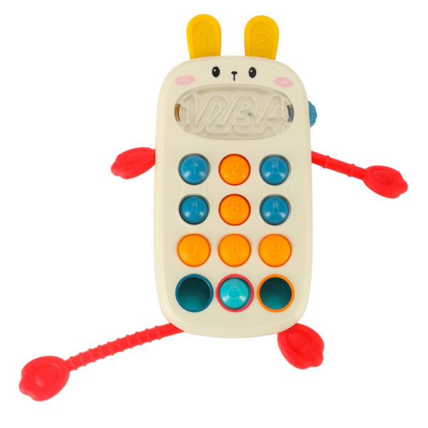 Zabawka sensoryczna gryzak dla niemowlat telefon Bibi inn