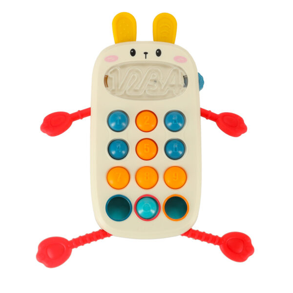 Zabawka sensoryczna gryzak dla niemowlat telefon Bibi inn