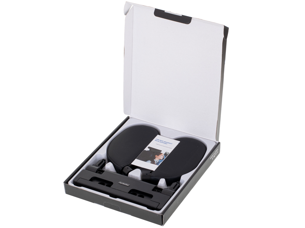 Zaglowek samochodowy regulowany na glowe szyje czarny