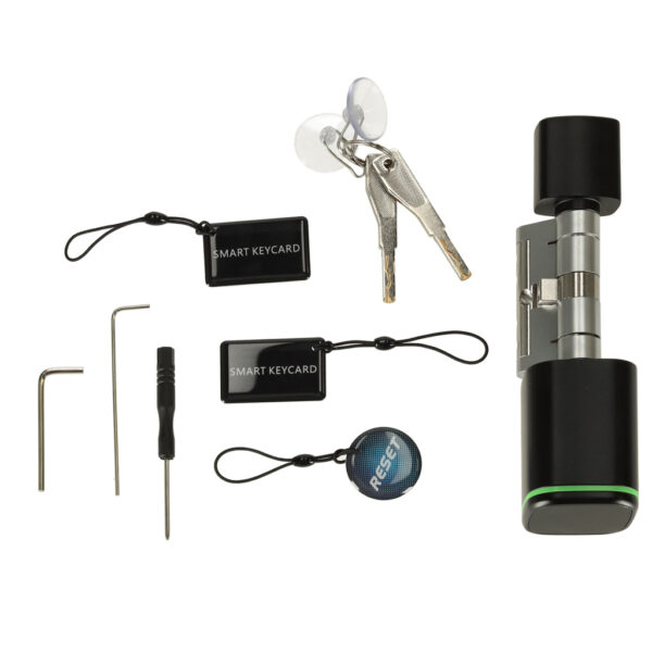 Zamek elektroniczny wkladka do drzwi na kod odcisk palca bluetooth