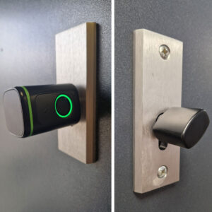 Zamek elektroniczny wkladka do drzwi na kod odcisk palca bluetooth