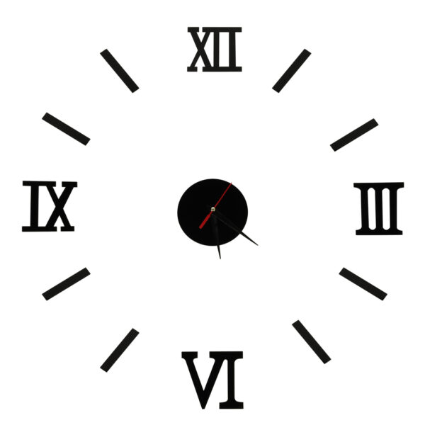 Zegar Scienny czarny cyfry rzymskie Zegar Scienny czarny cyfry rzymskie