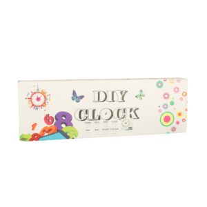 Zegar scienny duzy 80 120cm srebrny 12 cyfr