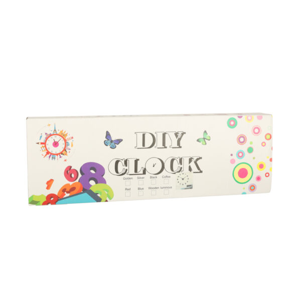 Zegar scienny duzy 80 120cm srebrny 12 cyfr