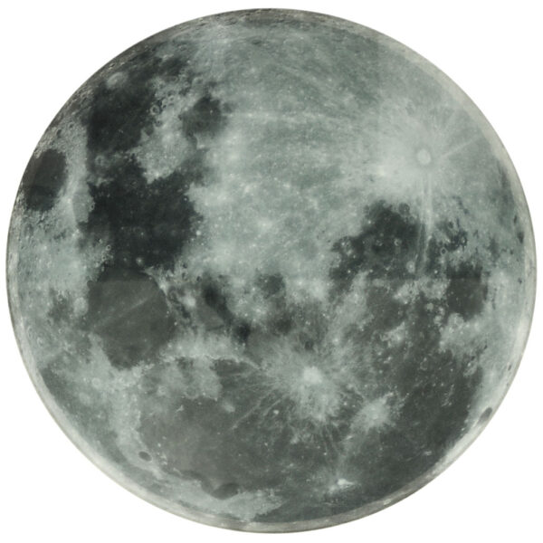 Zegar scienny planeta ksiezyc z wyswietlaczem LED 32 cm szary