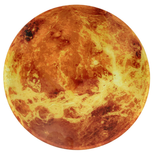 Zegar scienny planeta mars z wyswietlaczem LED 32 cm pomaranczowy
