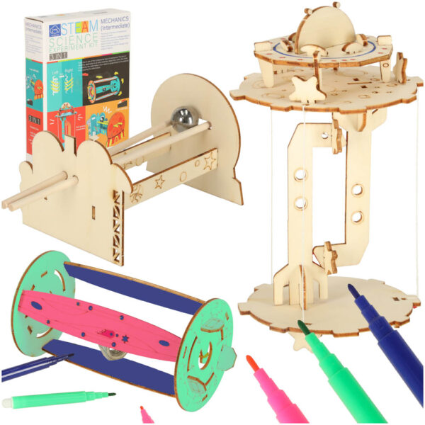 Zestaw edukacyjny do eksperymentow naukowych DIY mechanika grawitacja 3w1 Zestaw edukacyjny do eksperymentow naukowych DIY mechanika grawitacja 3w1