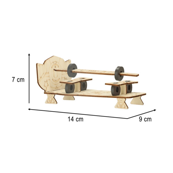 Zestaw edukacyjny do eksperymentow naukowych magnetycznych DIY 4w1
