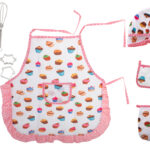 Zestaw kuchenny do gotowania fartuch akcesoria