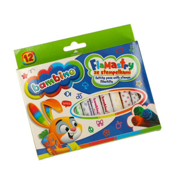 Zestaw plastyczny Bambino kredki mazaki farby w walizce 57el